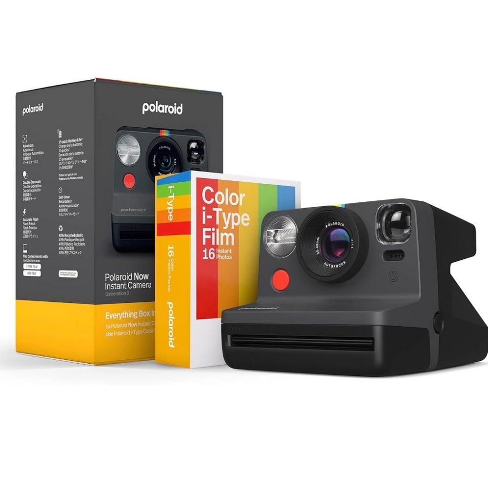 Polaroid SEALED! NIB! Now Instant Camera Gen 2 w/2-5 Pack Instant Photo Bundles